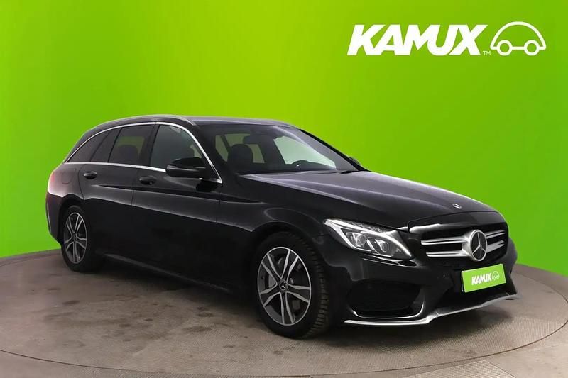 Musta Käytetty 2018 Mercedes C220 AMG Farmari | 17 400 € (Perustarjous) - Kuva 1/4