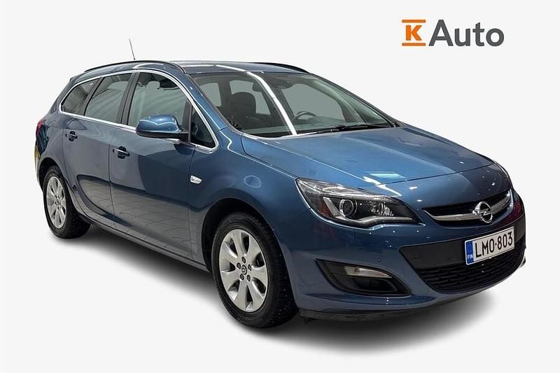 Sininen Käytetty 2015 Opel Astra drive Farmari | 9 880 € (Perustarjous) - Kuva 1/4