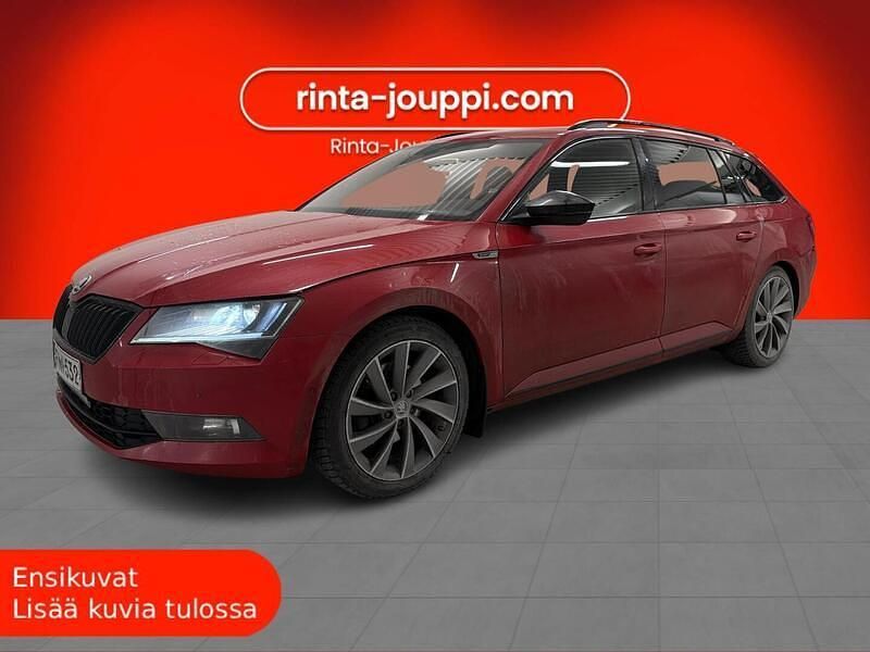 Punainen Käytetty 2018 Skoda Superb SportLine Farmari | 16 900 € (Hieman kallis) - Kuva 1/3