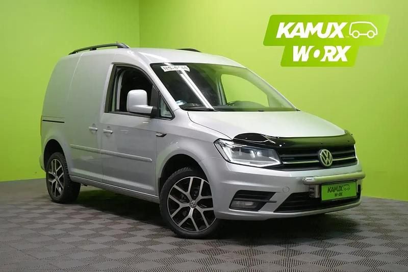 Käytetty VW Caddy 150 HP (110 kW) 2017 Hopea / harmaa Tila-auto