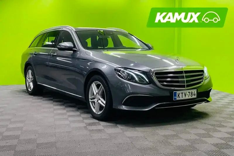 Hopea / harmaa Käytetty 2017 Mercedes E200 Avantgarde Farmari | 17 790 € (Perustarjous) - Kuva 1/4