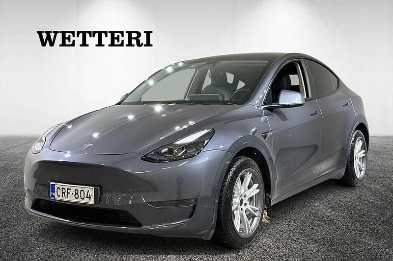 Harmaa Käytetty 2021 Tesla Model Y Katumaasturi | 30 900 € (Perustarjous) - Kuva 1/4