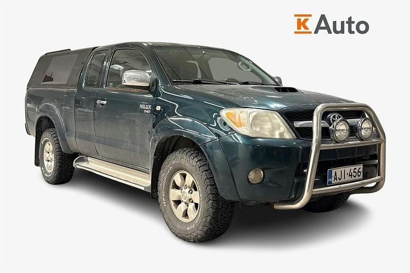 Käytetty Toyota HiLux 120 HP (88 kW) 2007 Vihreä Nouto