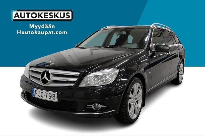 Musta Käytetty 2009 Mercedes C200 Business Farmari | 4 900 € (Supertarjous) - Kuva 1/3