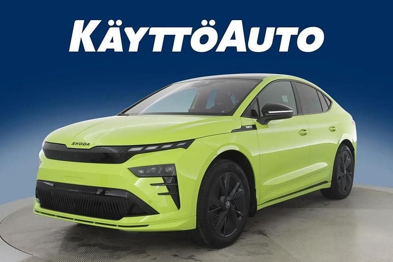 Uusi Skoda Enyaq iV RS 250 kW (340 HP) 2026 Mamba green Katumaasturi