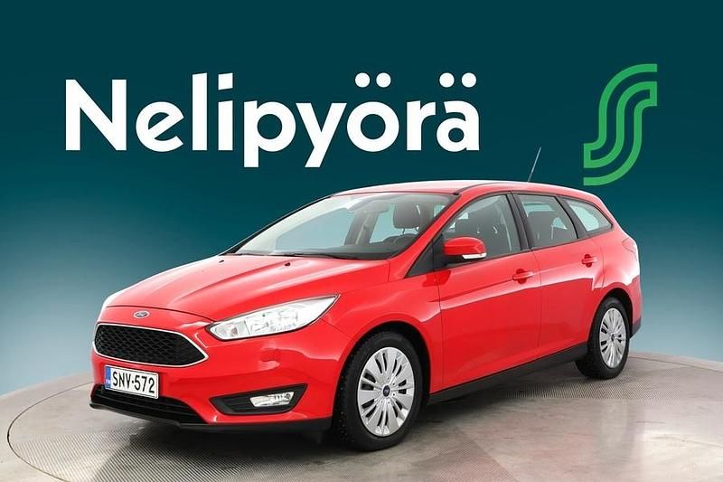 Punainen Käytetty 2016 Ford Focus Trend Farmari | 8 250 € (Hyvä tarjous) - Kuva 1/3