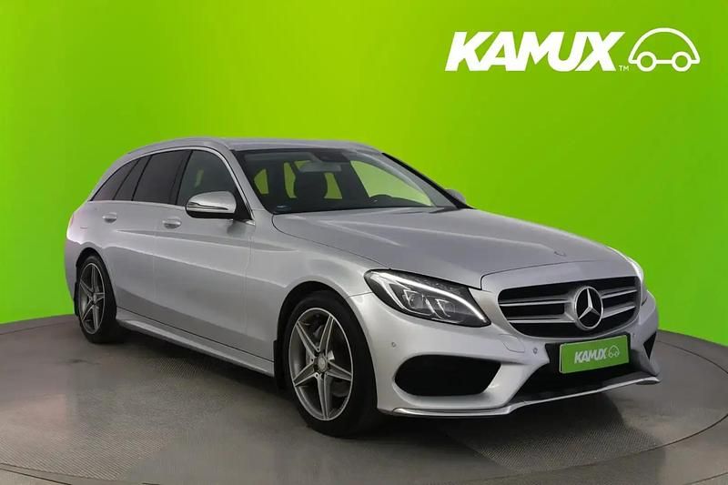 Hopea / harmaa Käytetty 2015 Mercedes C200 Premium Farmari | 21 790 € (Hieman kallis) - Kuva 1/4