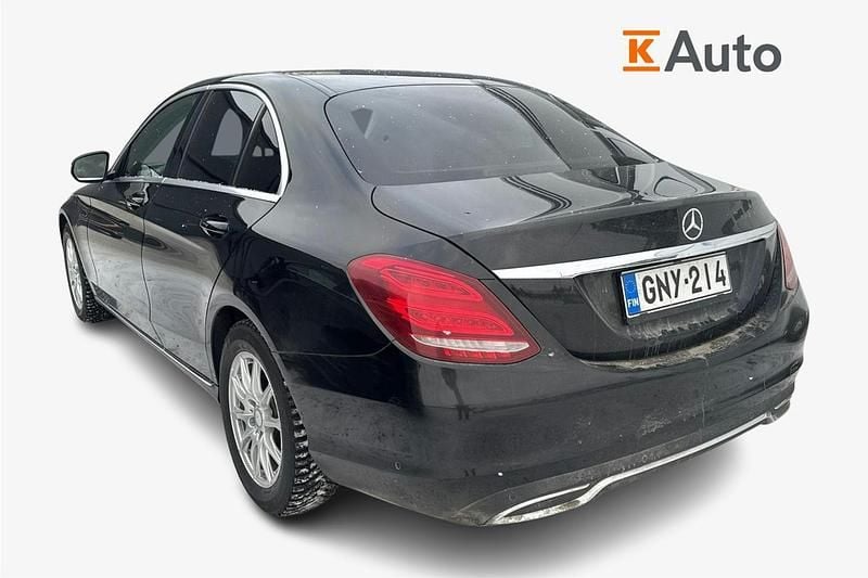 Käytetty Mercedes C200 Avantgarde 136 HP (100 kW) 2017 Musta Sedan