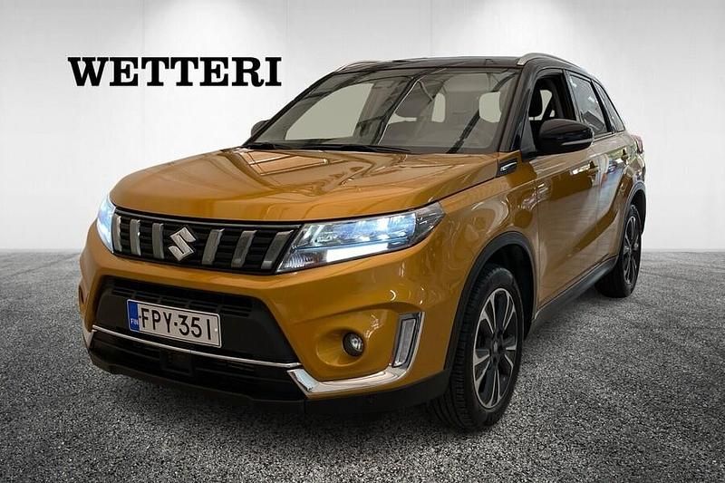 Keltainen Käytetty 2022 Suzuki Vitara GLX Katumaasturi | 23 900 € (Hieman kallis) - Kuva 1/4