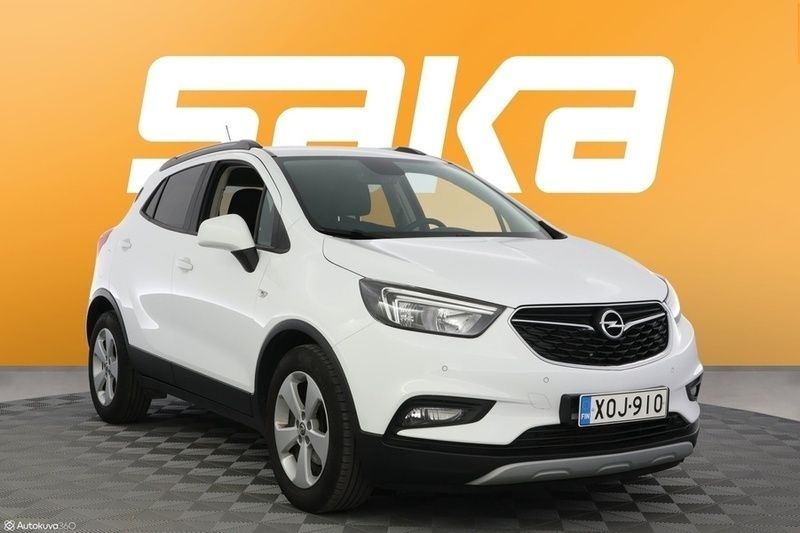 Valkoinen Käytetty 2017 Opel Mokka X Enjoy Katumaasturi | 13 900 € (Perustarjous) - Kuva 1/3