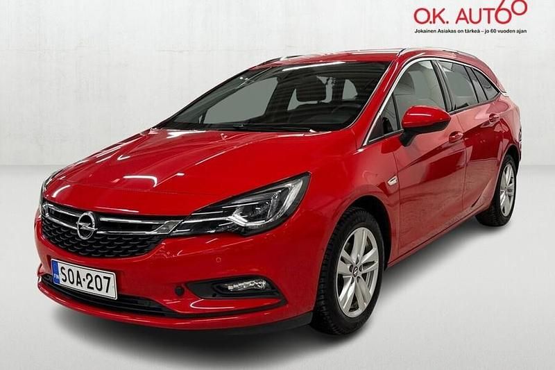Punainen Käytetty 2018 Opel Astra Innovation Farmari | 12 500 € (Perustarjous) - Kuva 1/4