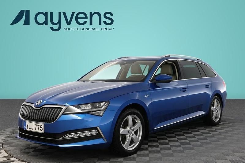 Sininen Käytetty 2022 Skoda Superb LAURIN & KLEMENT Farmari | 31 900 € (Kallis) - Kuva 1/4