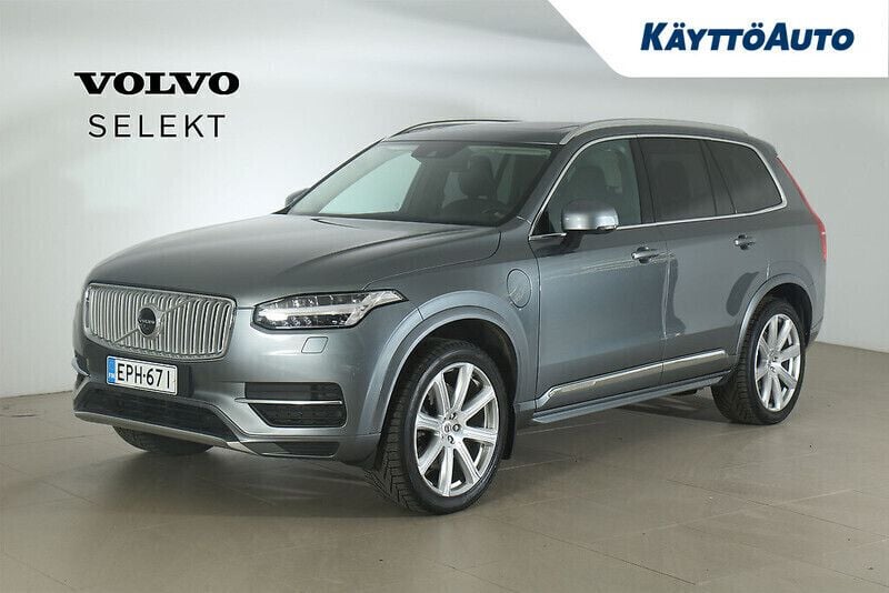 Osmium grey met Käytetty 2018 Volvo XC90 Inscription Katumaasturi | 34 900 € (Hyvä tarjous) - Kuva 1/4