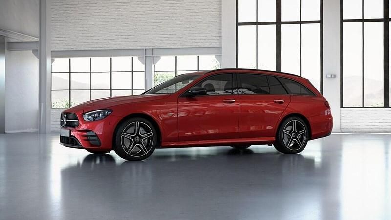 Punainen Käytetty 2021 Mercedes E300 Avantgarde Farmari | 37 900 € (Kallis) - Kuva 1/4
