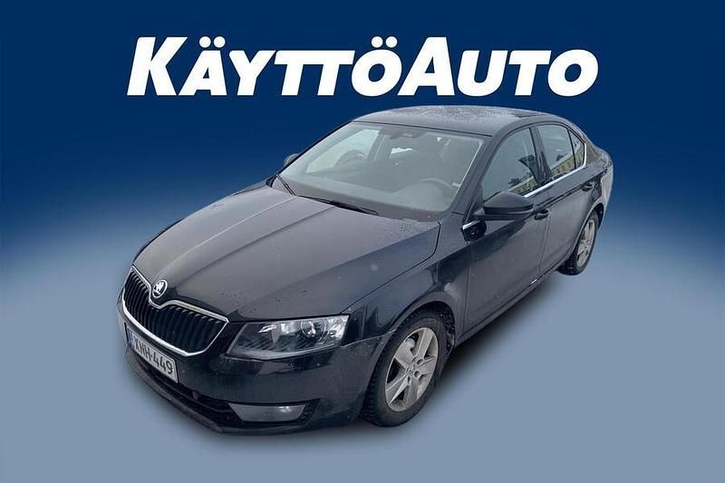 Musta Käytetty 2015 Skoda Octavia Elegance Viistoperä | 11 490 € (Perustarjous) - Kuva 1/4