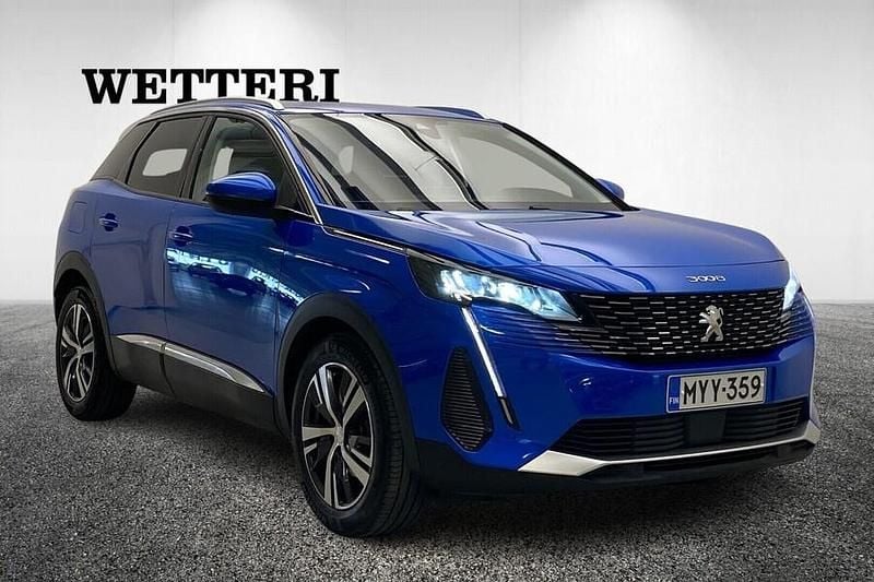 Käytetty Peugeot 3008 Allure 131 HP (96 kW) 2021 Sininen Katumaasturi