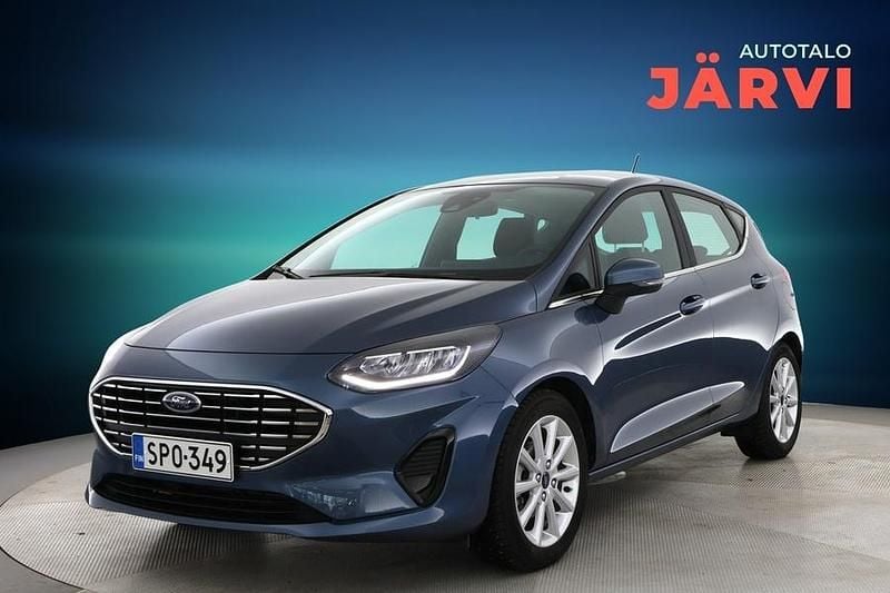 Sininen Käytetty 2023 Ford Fiesta Titanium Viistoperä | 18 800 € (Hieman kallis) - Kuva 1/3