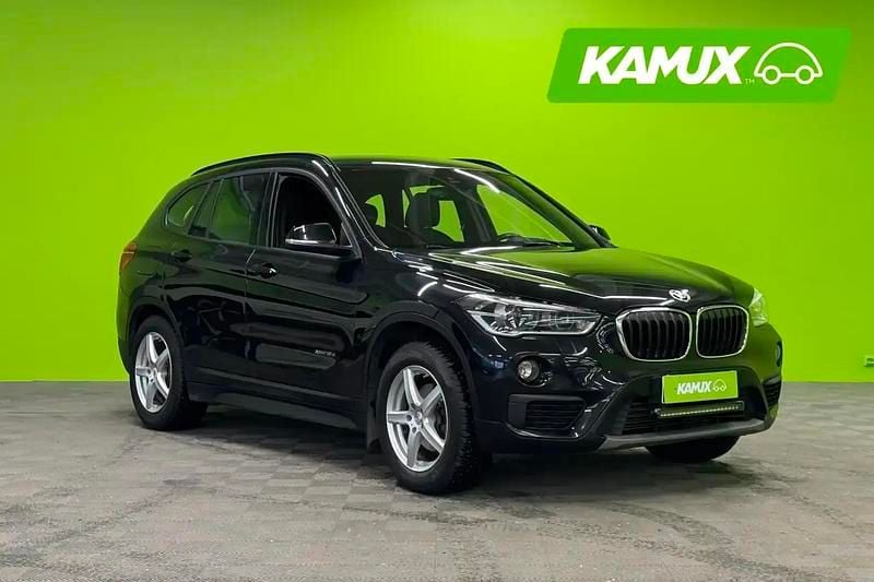 Käytetty BMW X1 150 HP (110 kW) 2017 Musta Katumaasturi