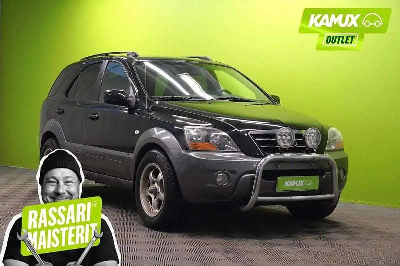 Käytetty Kia Sorento 170 HP (125 kW) 2007 Musta Katumaasturi