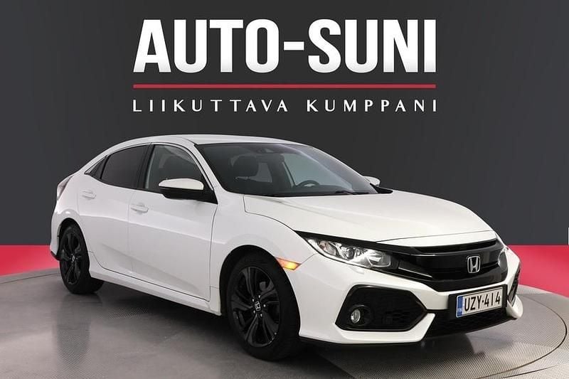 Valkoinen Käytetty 2018 Honda Civic Sport Viistoperä | 14 900 € (Perustarjous) - Kuva 1/3
