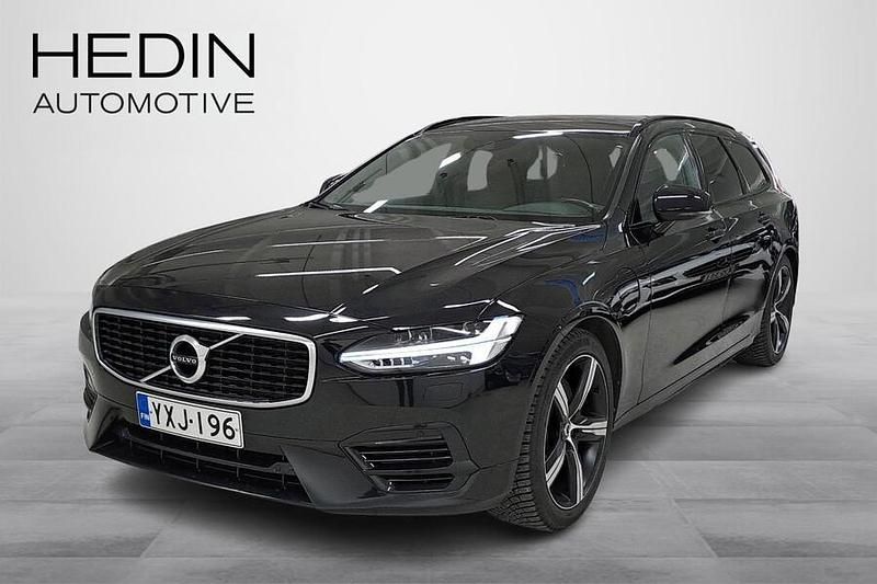 Musta Käytetty 2019 Volvo V90 R-Design Farmari | 28 500 € (Hyvä tarjous) - Kuva 1/4