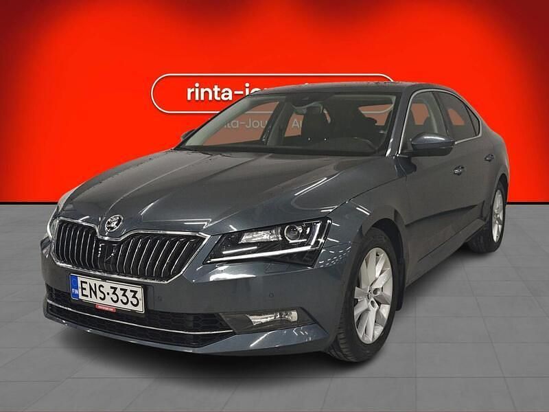 Harmaa Käytetty 2016 Skoda Superb Style Sedan | 23 490 € (Hyvä tarjous) - Kuva 1/4