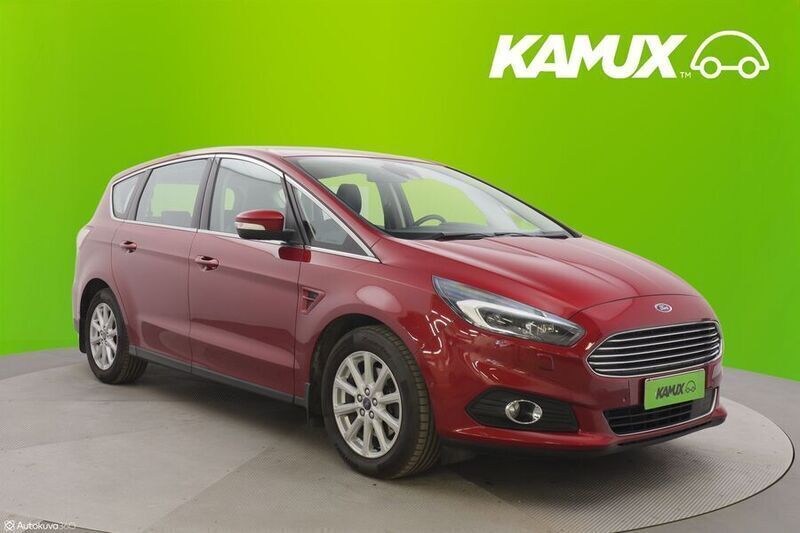 Punainen Käytetty 2018 Ford S-MAX Titanium Tila-auto | 19 790 € (Perustarjous) - Kuva 1/3