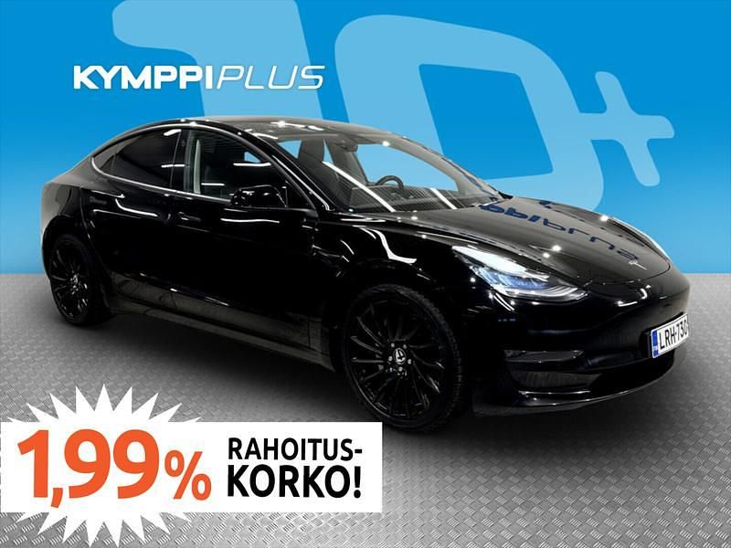 Musta Käytetty 2019 Tesla Model 3 Sedan | 21 370 € (Perustarjous) - Kuva 1/3