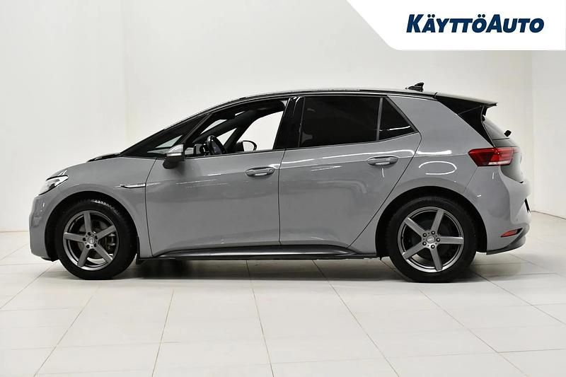 Käytetty VW ID.3 Pro Performance 150 kW (204 HP) 2021 Harmaa Viistoperä