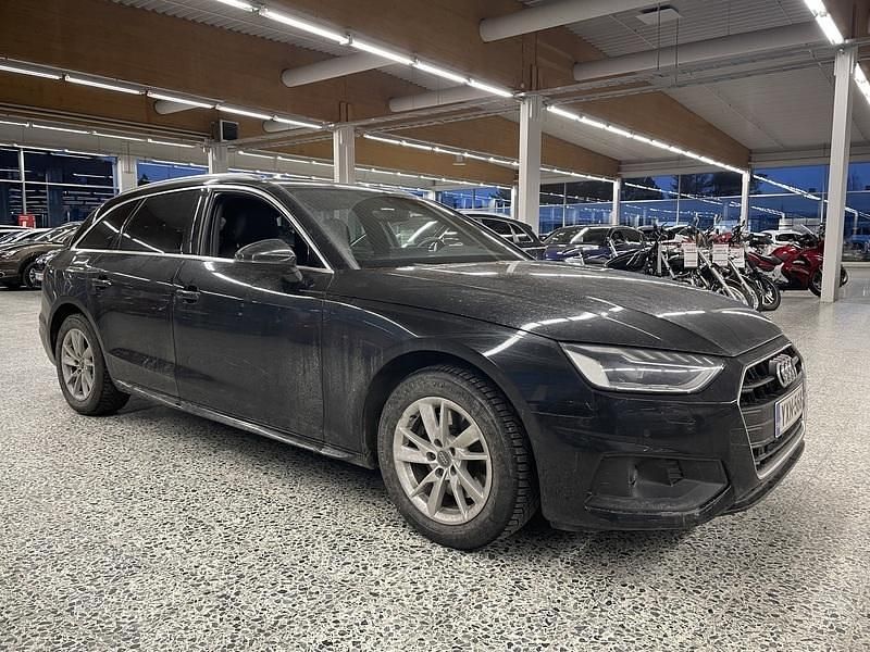 Musta Käytetty 2021 Audi A4 Business Farmari | 28 800 € (Kallis) - Kuva 1/4