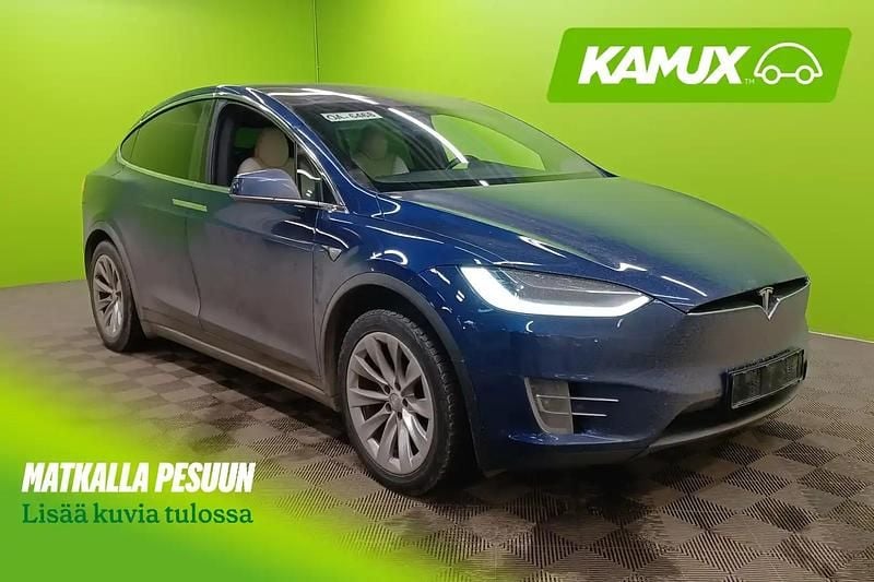 Käytetty Tesla Model X Long Range AWD 311 kW (423 HP) 2020 Sininen Katumaasturi