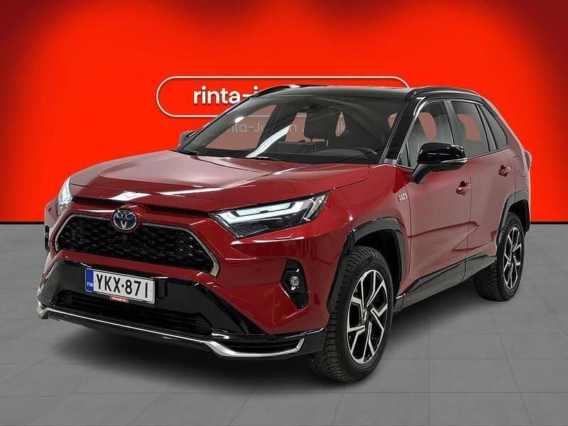 Punainen Käytetty 2022 Toyota RAV4 Hybrid Premium Katumaasturi | 47 580 € (Hieman kallis) - Kuva 1/3