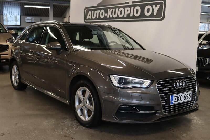 Harmaa Käytetty 2016 Audi A3 Sportback e-tron Business Viistoperä | 19 750 € (Kallis) - Kuva 1/4