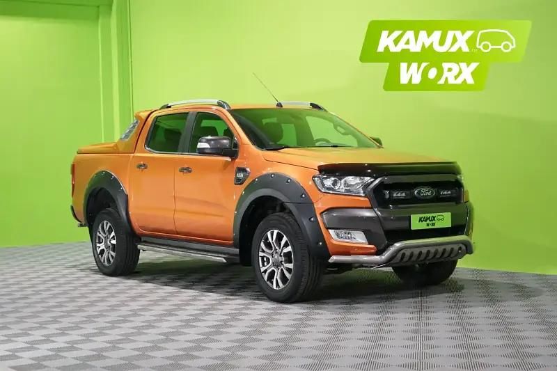 Oranssi Käytetty 2019 Ford Ranger Wildtrack Nouto | 34 590 € (Hieman kallis) - Kuva 1/4