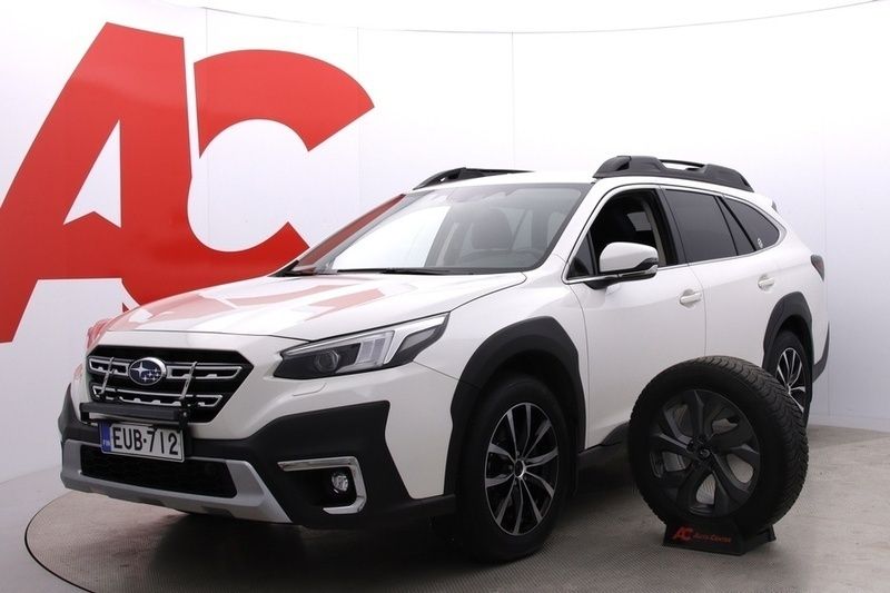 Valkoinen Käytetty 2022 Subaru Outback Katumaasturi | 37 590 € (Perustarjous) - Kuva 1/4
