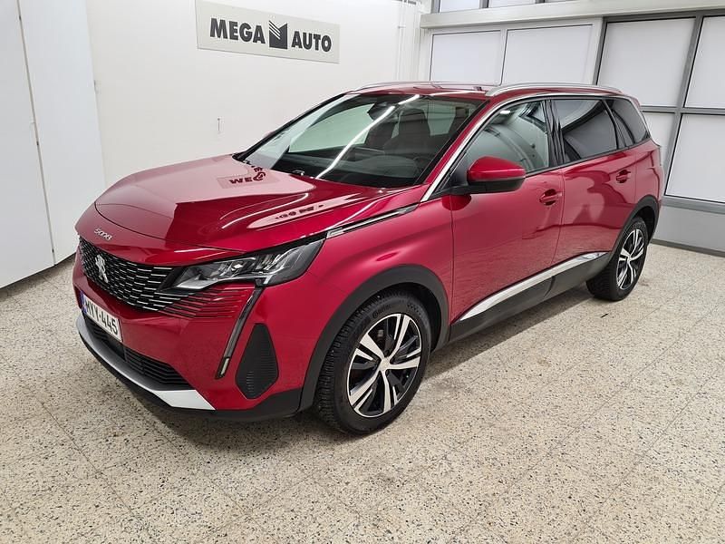 Punainen Käytetty 2021 Peugeot 5008 Allure Tila-auto | 22 890 € (Perustarjous) - Kuva 1/4