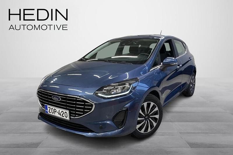 Käytetty Ford Fiesta Titanium 125 HP (91 kW) 2022 Sininen Viistoperä