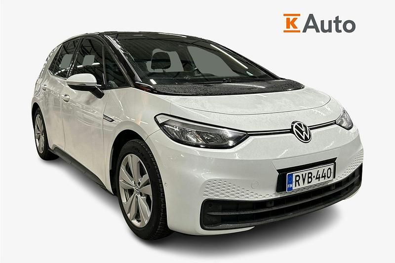 Valkoinen Käytetty 2023 VW ID.3 Pro Performance Viistoperä | 20 490 € (Perustarjous) - Kuva 1/4