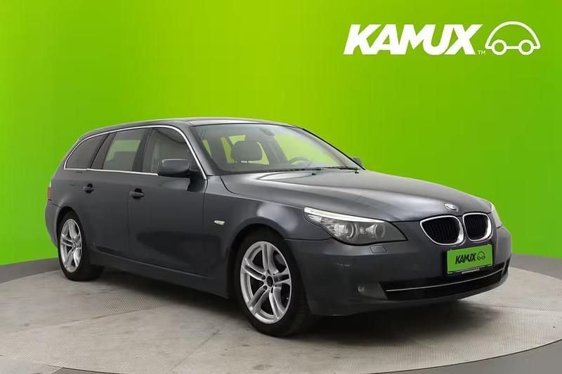 Hopea / harmaa Käytetty 2008 BMW 520 M Sport Farmari | 3 200 € (Hyvä tarjous) - Kuva 1/4