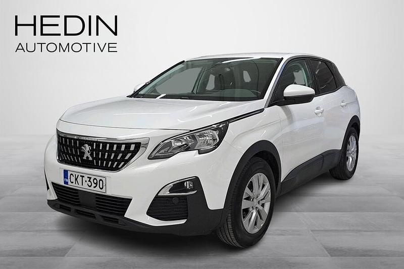 Valkoinen Käytetty 2017 Peugeot 3008 Active Katumaasturi | 11 450 € (Perustarjous) - Kuva 1/4