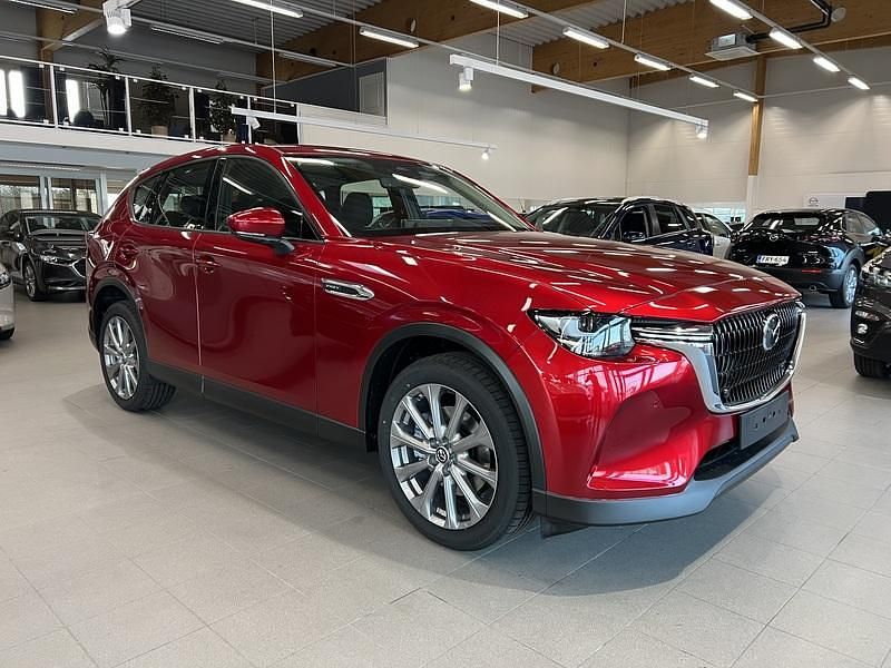 Punainen Uusi 2025 Mazda CX-60 Exclusive-Line Katumaasturi | 55 400 € (Perustarjous) - Kuva 1/4