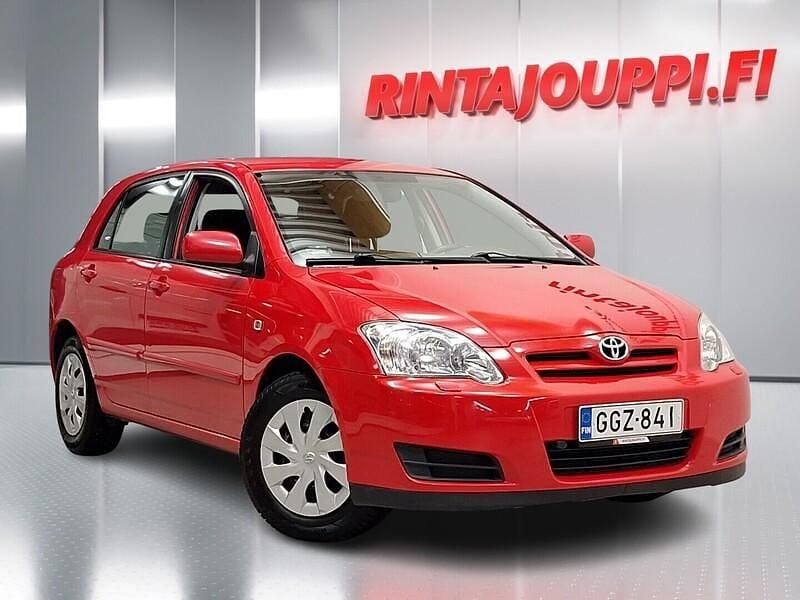 Käytetty Toyota Corolla 110 HP (80 kW) 2006 Punainen Viistoperä
