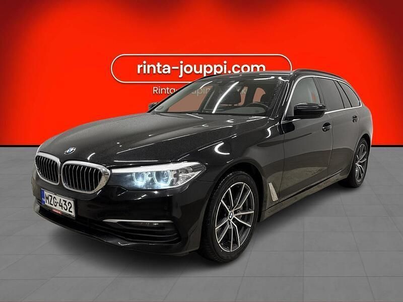 Musta Käytetty 2018 BMW 530 Farmari | 24 490 € - Kuva 1/4