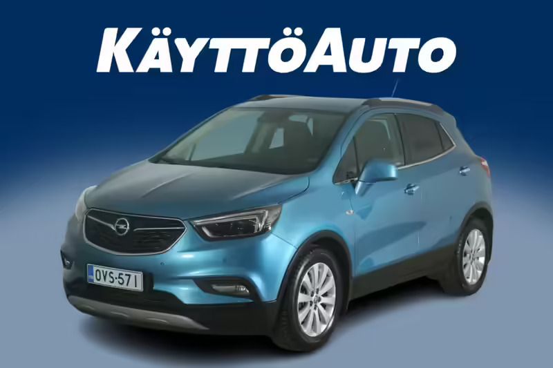 Sininen Käytetty 2017 Opel Mokka X Innovation Katumaasturi | 14 400 € (Perustarjous) - Kuva 1/4