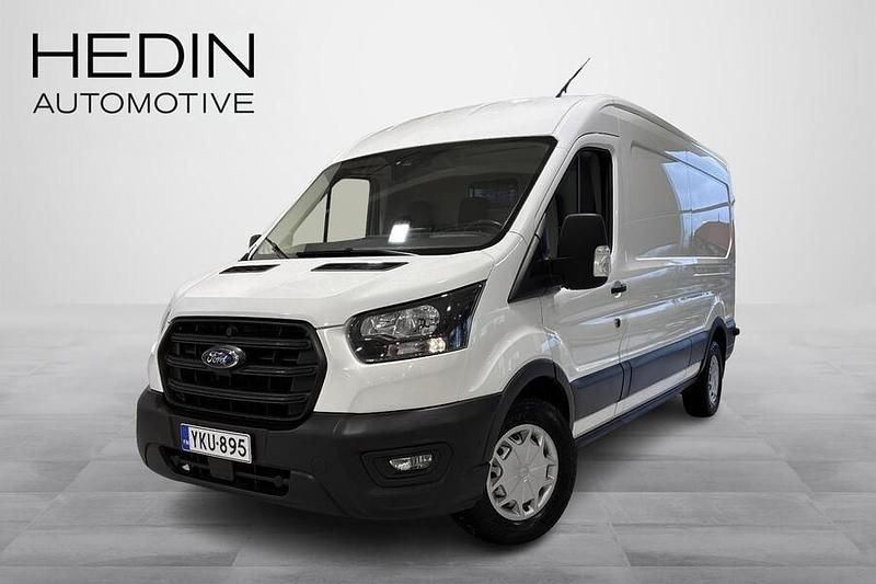 Valkoinen Käytetty 2022 Ford Transit Trend Van | 32 990 € (Kallis) - Kuva 1/4