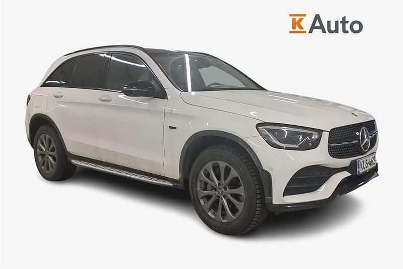 Valkoinen Käytetty 2021 Mercedes GLC300e Business Katumaasturi | 35 800 € (Perustarjous) - Kuva 1/3