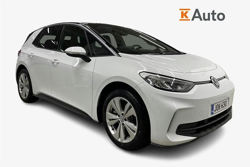 Valkoinen Käytetty 2026 VW ID.3 Pure Viistoperä | 37 500 € - Kuva 1/4