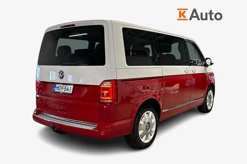 Käytetty VW Multivan Generation Six 204 HP (150 kW) 2016 Punainen Van