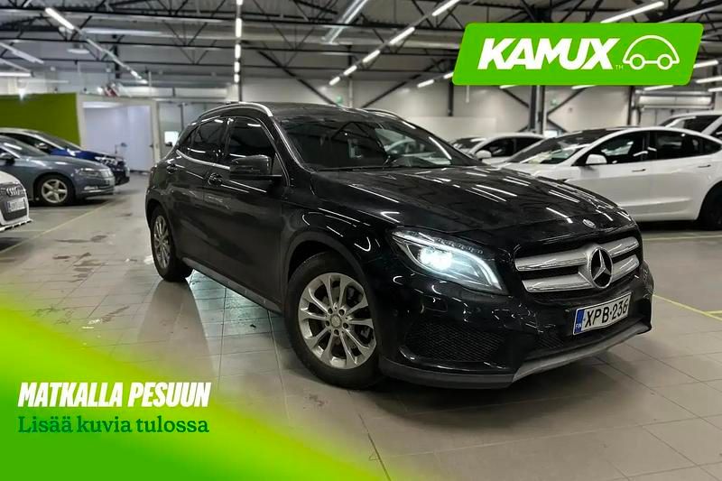 Käytetty Mercedes GLA220 AMG line 177 HP (130 kW) 2017 Musta Katumaasturi