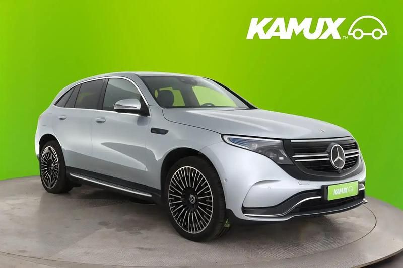 Hopea / harmaa Käytetty 2021 Mercedes EQC400 AMG Katumaasturi | 38 800 € (Hieman kallis) - Kuva 1/4